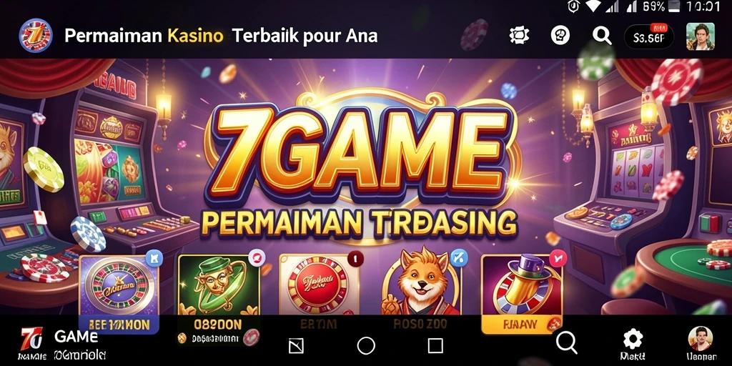 Tampilan gameplay Kasino yang menarik dan mengasyikkan.