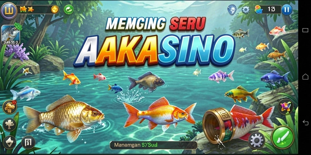 Tangkapan ikan seru dalam permainan AAKASINO.