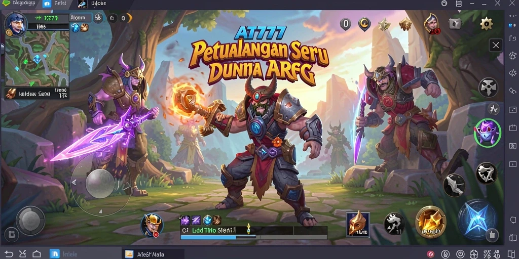 Tampilan gameplay seru dalam dunia ARPG yang menegangkan.