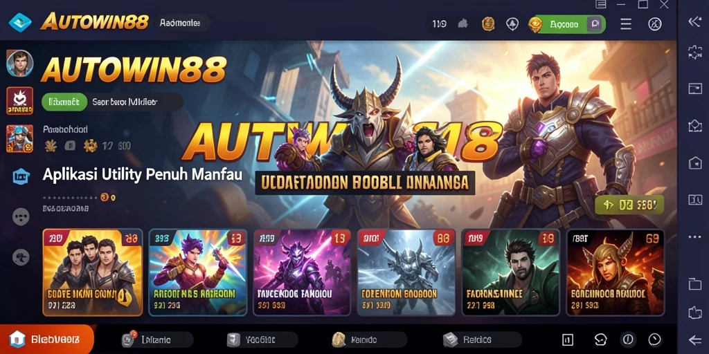Tampilan aplikasi AUTOWIN88 yang mudah digunakan dan fungsional.