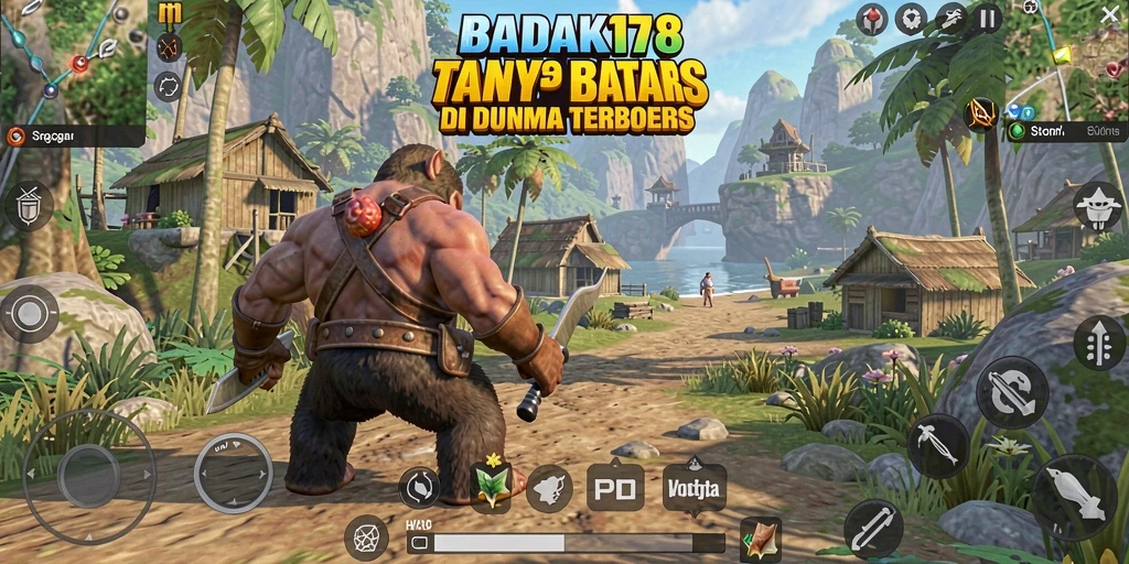 Tampilan gameplay menarik di dunia terbuka BADAK178.