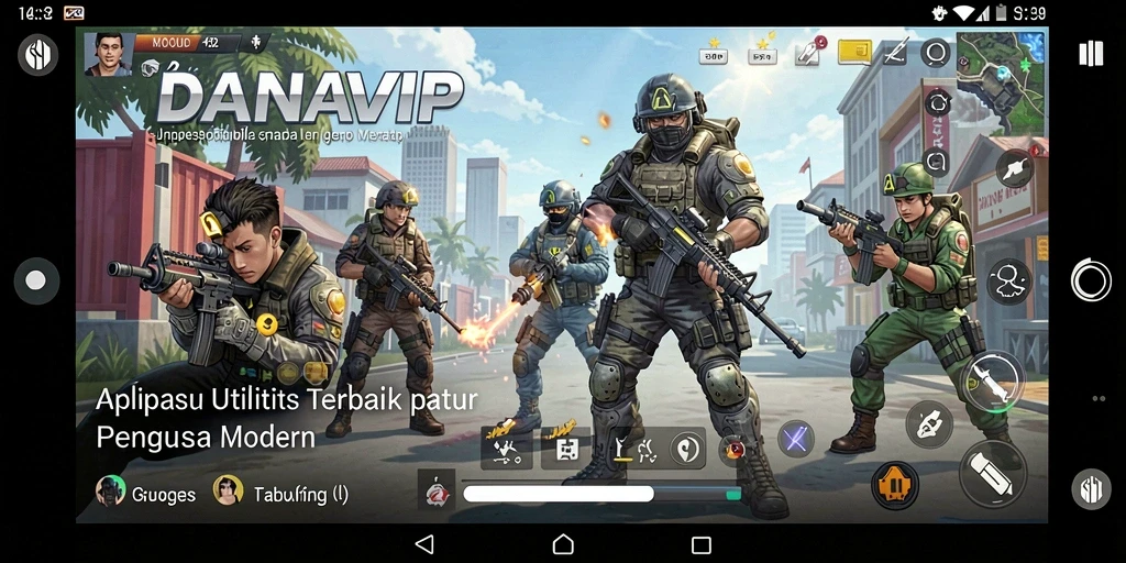 Tampilan antarmuka pengguna aplikasi DANAVIP yang modern dan intuitif.