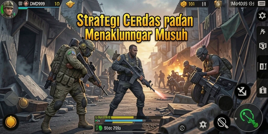 Tampilan gameplay DMD999 dengan strategi yang mendebarkan.