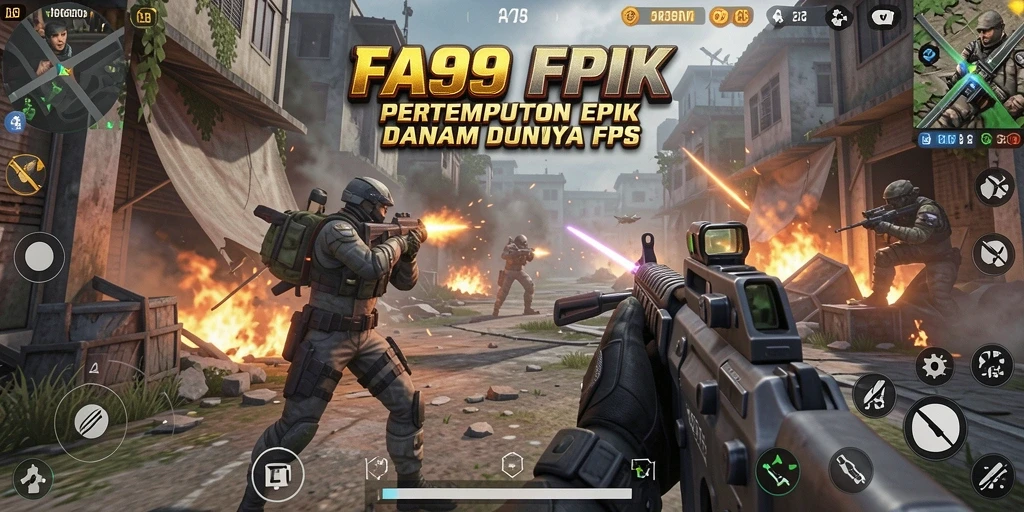 Tangkapan layar gameplay FA99 menampilkan aksi tembak-menembak yang mendebarkan!