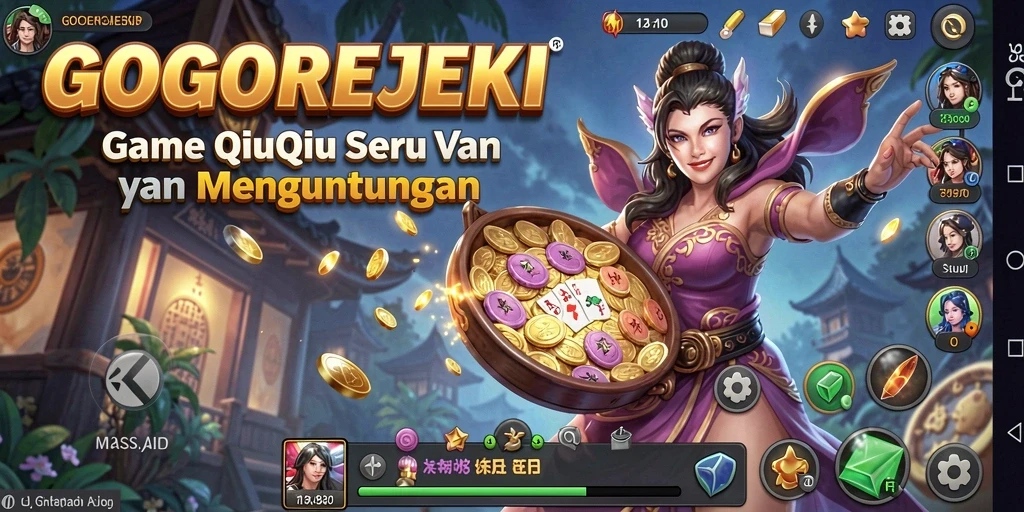 Tampilan gameplay QiuQiu yang menarik di GOGOREJEKI.