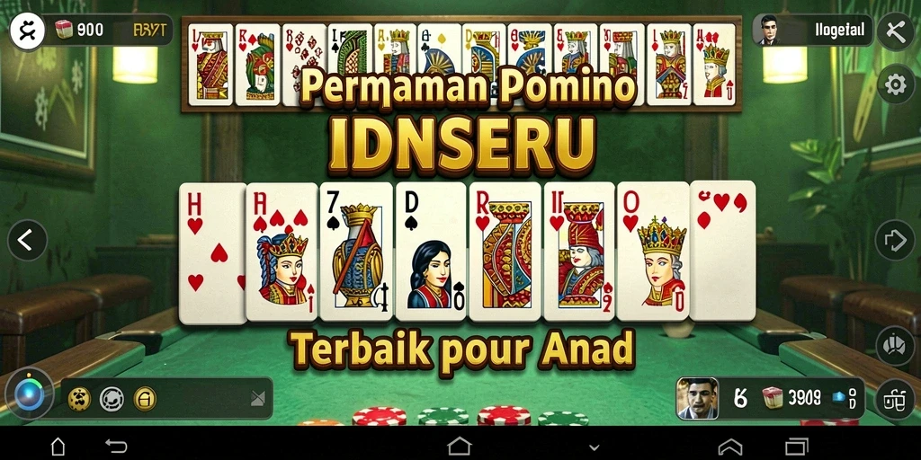 Tampilan gameplay seru dari game Domino IDNSERU.