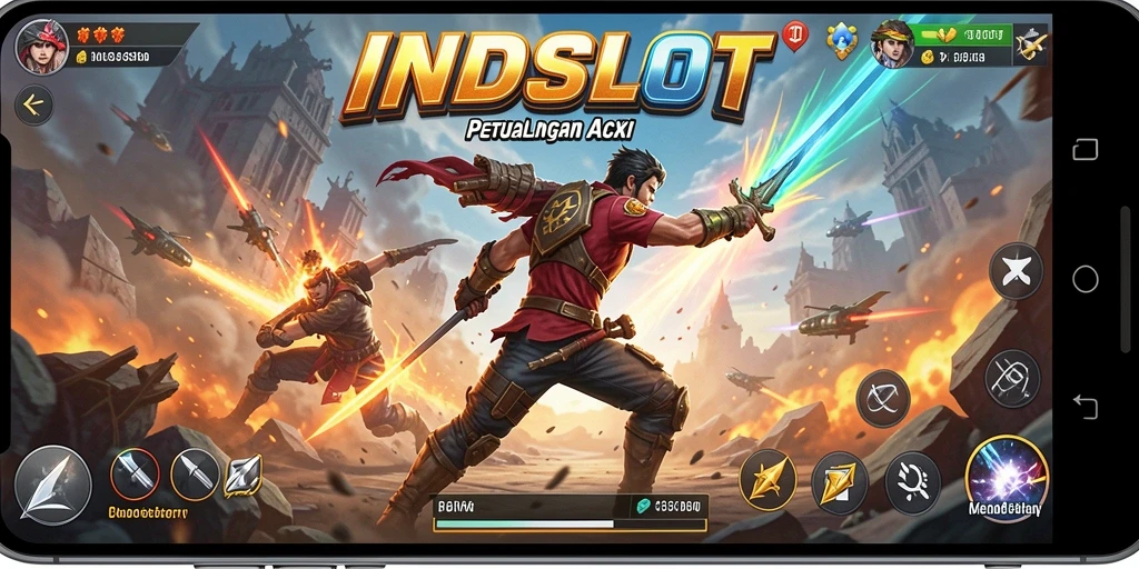 Tampilan gameplay mendebarkan dari INDSLOT dengan aksi yang intens.