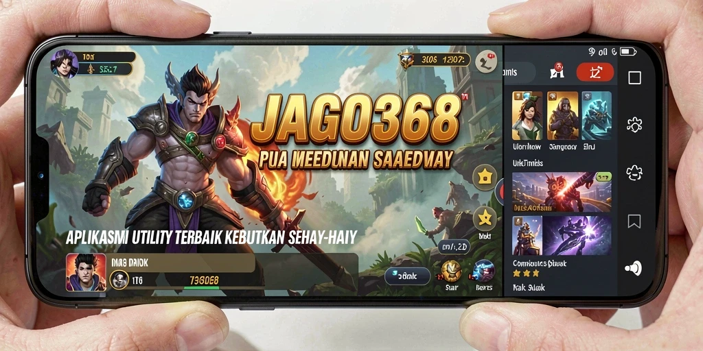 Tampilan utama JAGO368 yang menampilkan fitur pengelolaan tugas.