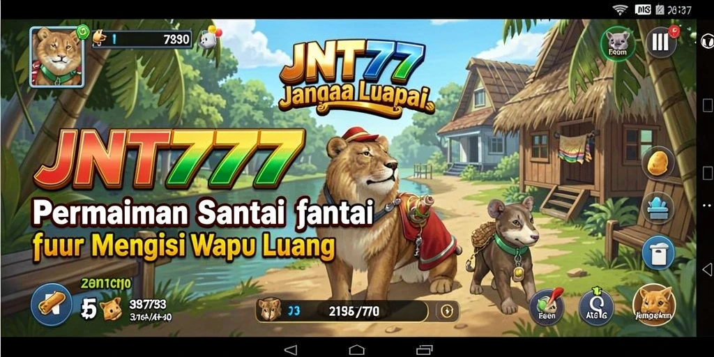 Tampilan gameplay JNT777 yang menarik dan menghibur.