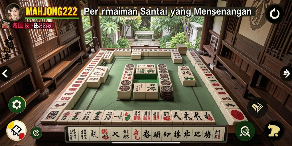 Screenshot gameplay MAHJONG222 yang menampilkan keseruan bermain.