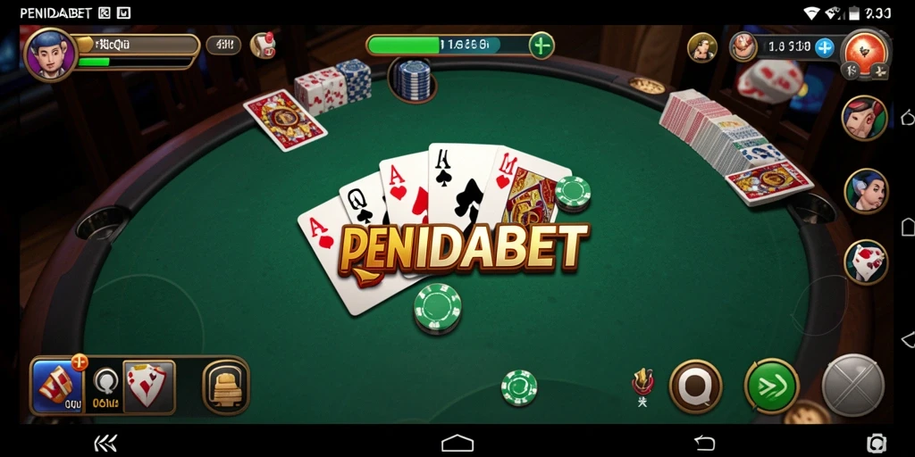 Tampilan menarik dari gameplay QiuQiu di PENIDABET.
