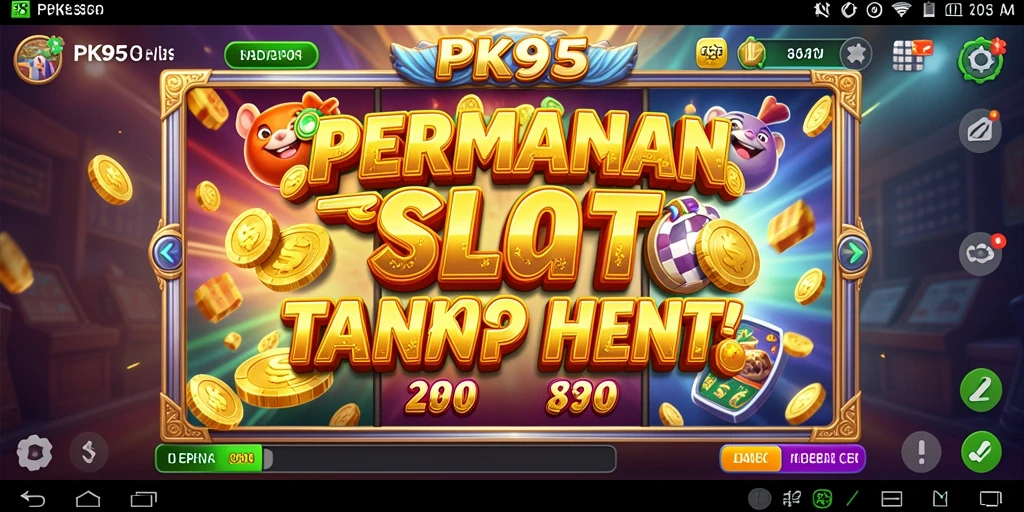 Screenshot utama PK95 menampilkan gameplay Slot yang mendebarkan dan menarik.