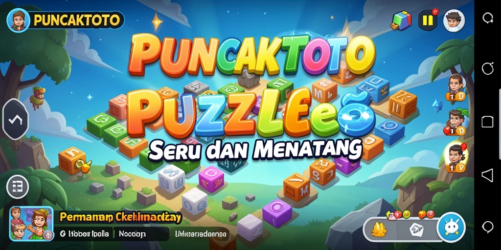 Tangkapan layar PUNCAKTOTO menampilkan momen gameplay yang menantang.