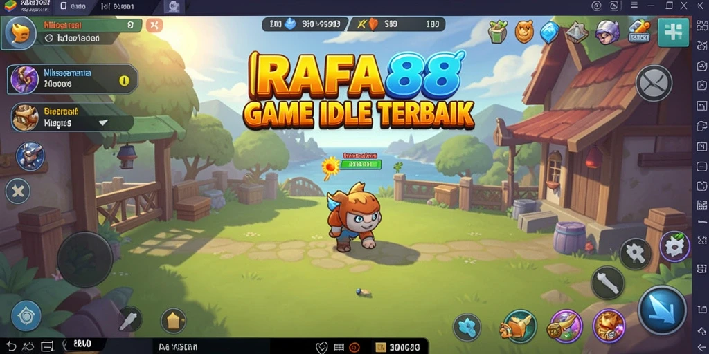 Tangkapan layar utama game RAFA88 yang menunjukkan aksi gameplay Idle yang seru.