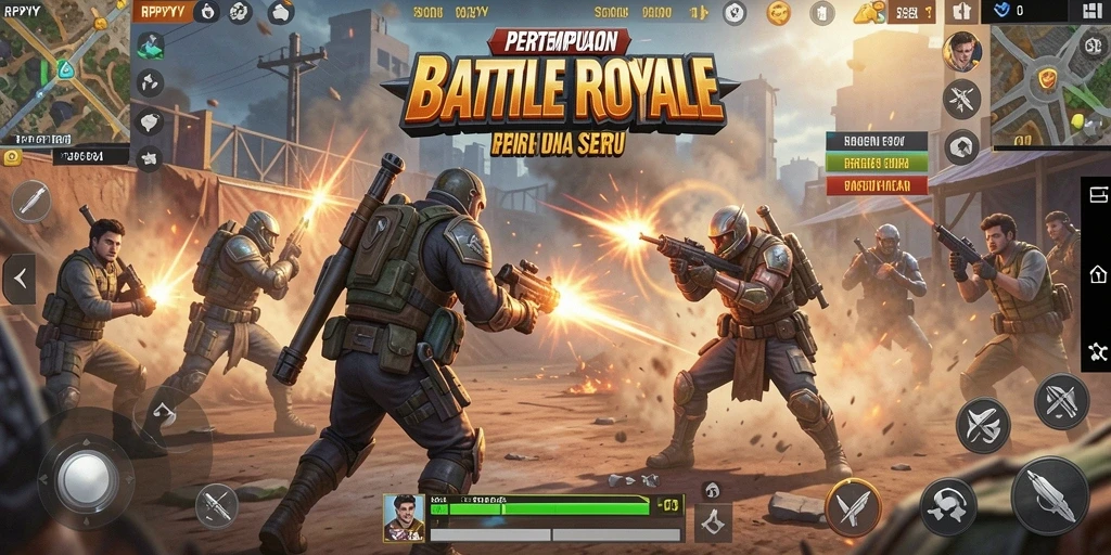 Screenshot dari gameplay RPYYY yang penuh aksi dan strategi.