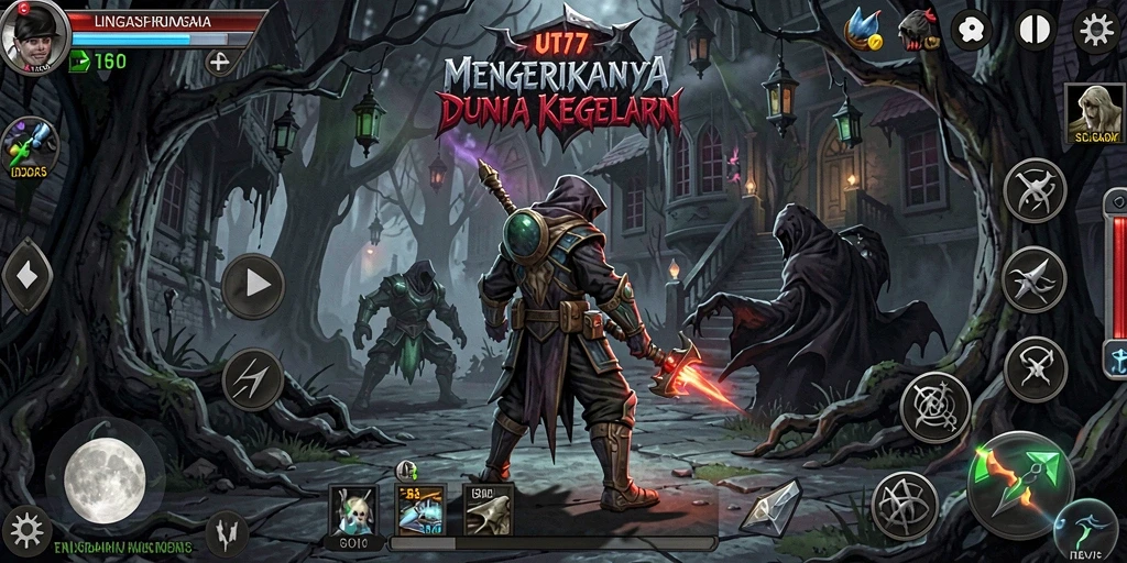 Tampilan gameplay UT77 yang mencekam dan menyeramkan.