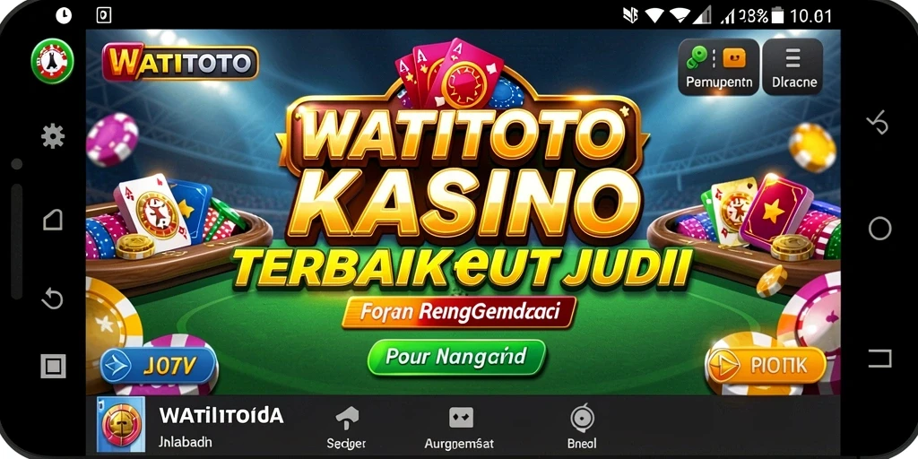 Tampilan screenshot utama WATITOTO menampilkan gameplay Kasino yang mengasyikkan.