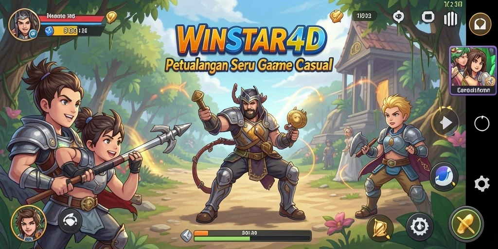 Screenshot gameplay seru dari WINSTAR4D dengan tantangan menarik.
